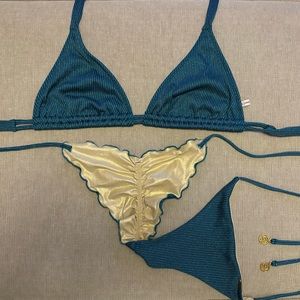 Luli Fama, Top DD, Bottoms Large / Reversible, Color Miramar